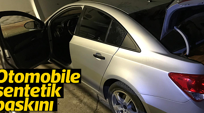 Otomobile sentetik baskını