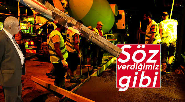 Söz verdiğimiz gibi