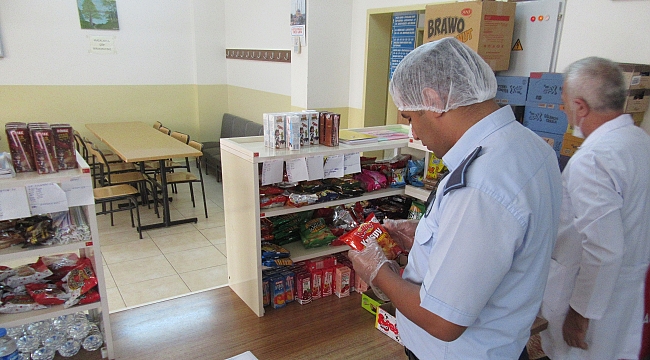 Terme'de okul kantinleri denetlendi