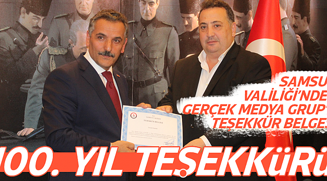 100. YIL TEŞEKKÜRÜ
