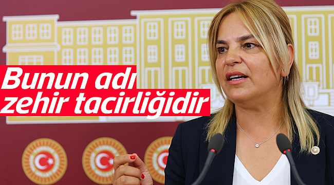 Bunun adı zehir tacirliğidir