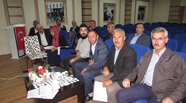 Kavak'ta muhtarlara anket uygulandı