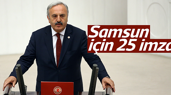 Samsun için 25 imza