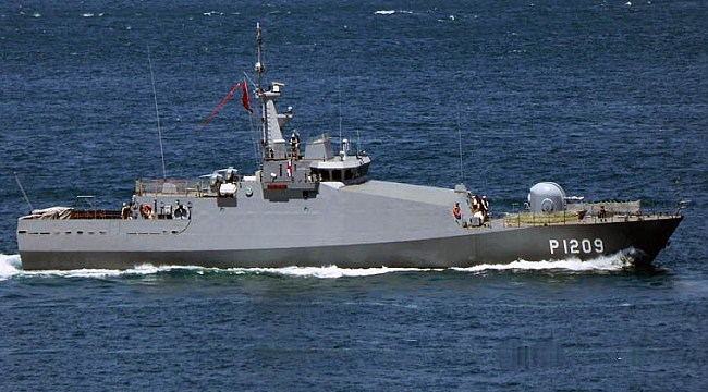 TCG Kilimli gemisi  Samsun'a geliyor