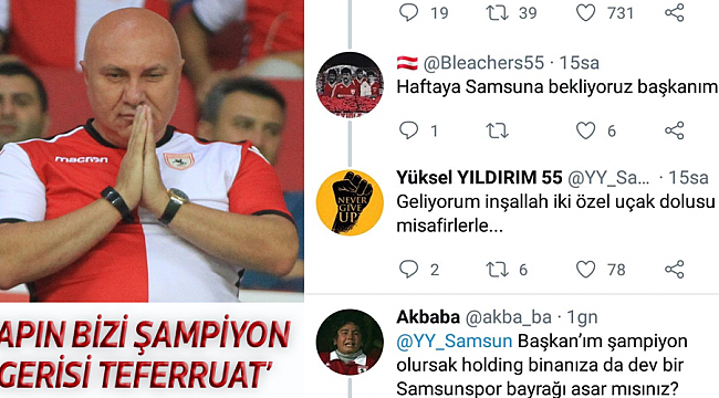 ‘YAPIN BİZİ ŞAMPİYON  GERİSİ TEFERRUAT’