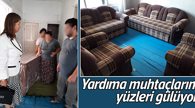 Yardıma muhtaçların yüzleri gülüyor