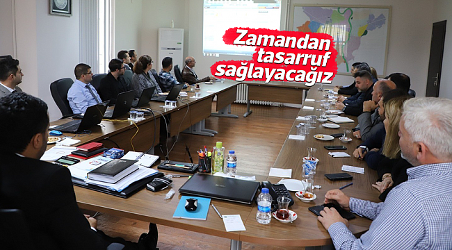 Zamandan tasarruf sağlayacağız