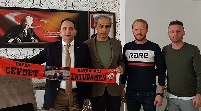 1930 Bafraspor'dan Ertürkmen'e ziyaret