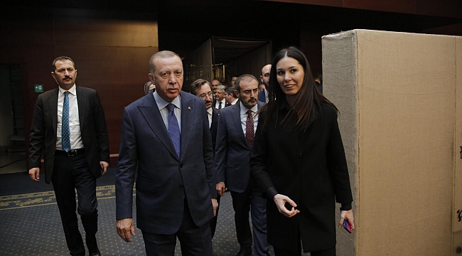 Erdoğan'dan Karaaslan'a tebrik 