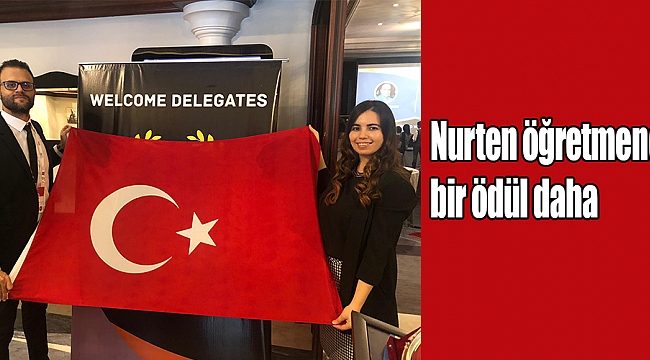 Nurten öğretmene  bir ödül daha