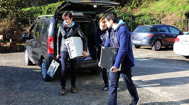 Rize'de okullara ‘kardeş eli’ değiyor