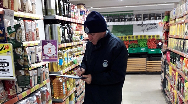 Canik'te fiyat ve etiket denetimi