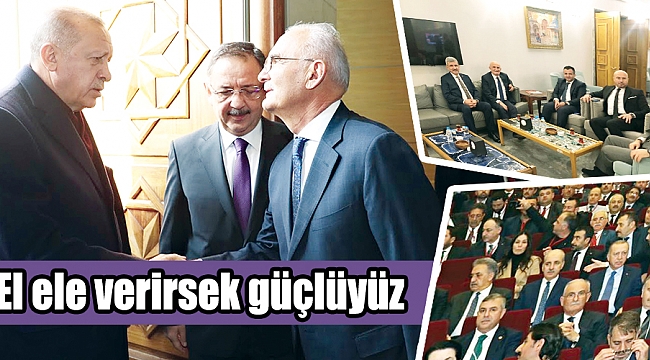 El ele verirsek güçlüyüz