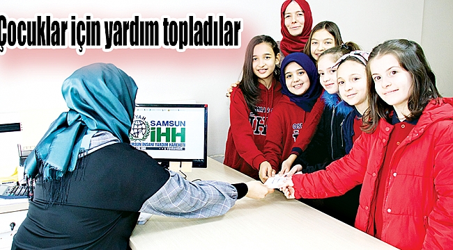 İdlib'deki çocuklar için yardım topladılar