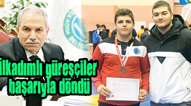 İlkadımlı güreşçiler başarıyla döndü
