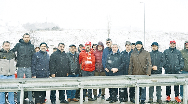 Kaza yerinde anma töreni