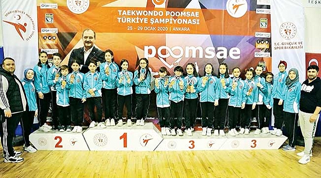 Bafralı sporcular   Türkiye şampiyonu