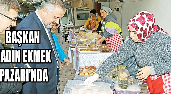 Başkan Kadın Emek Pazarı'nda