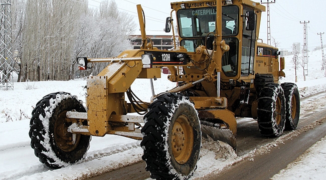 Bayburt kar altında