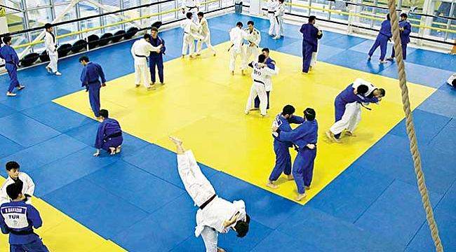 Genç judocular Samsun'da kampa girdi