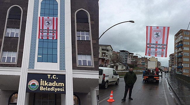 Her yer kırmızı-beyaz