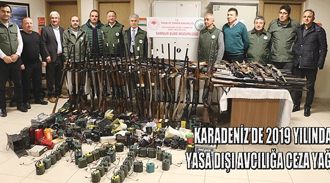 Karadeniz'de 2019 yılında yasa dışı avcılığa ceza yağdı