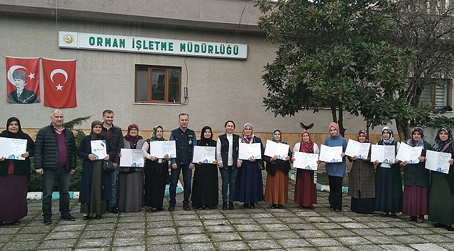 Orman işçilerine MYK belgesi