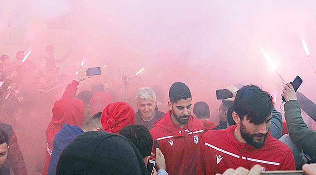 ŞAMPİYONLUK KUTLAMASININ PROVASI