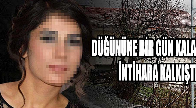 Samsun'da korkunç olay! Düğününe bir gün kala intihara kalkıştı