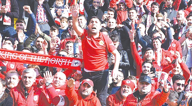 Samsunspor taraftarı her yerde