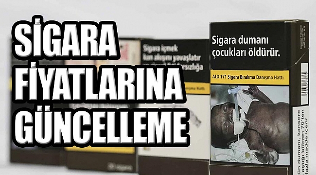 Sigara fiyatlarına güncelleme