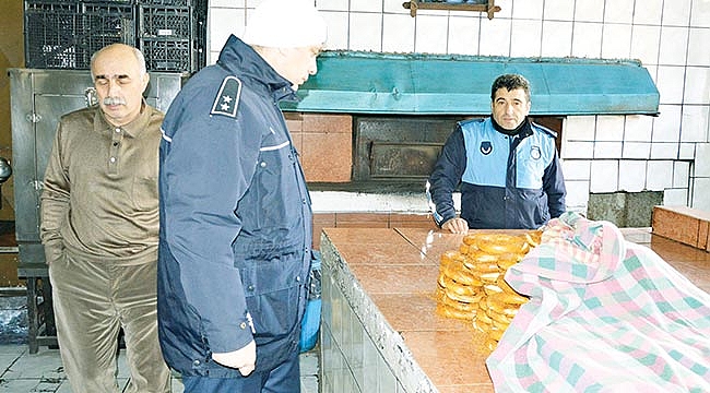 Simit imalathaneleri denetlendi