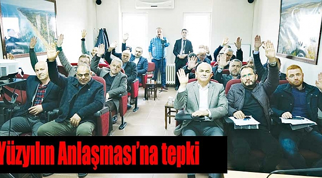 Terme’de ‘Yüzyılın Anlaşması’na tepki 