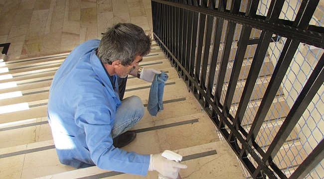 Okulda korona virüse karşı temizlik