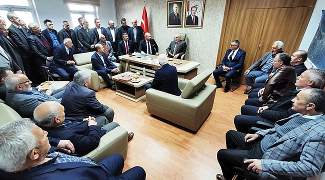 YILMAZ'A GÖNÜL DOSTLARINDAN ZİYARET