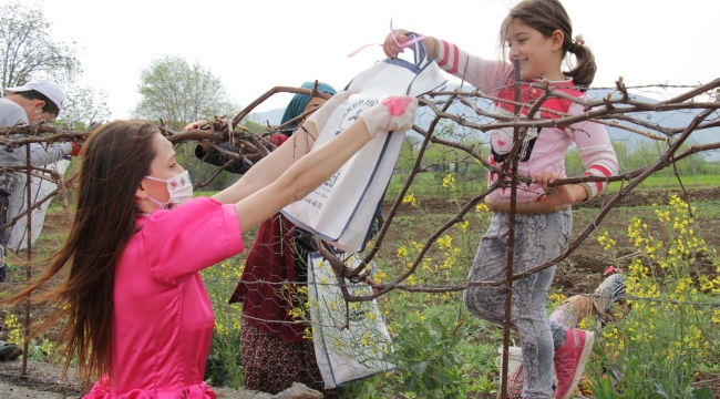 Atakum kırsalında erken 23 Nisan