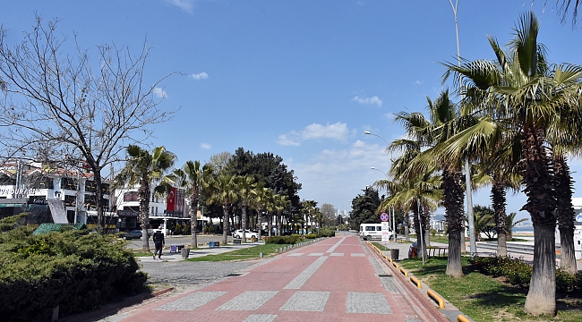 Atakum sahil şeridi bomboş