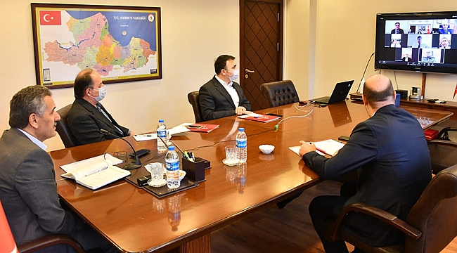 Video konferanslı İl Güvenlik Toplantısı