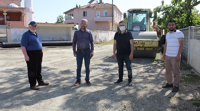 Bafra'da sıcak asfalt talebi