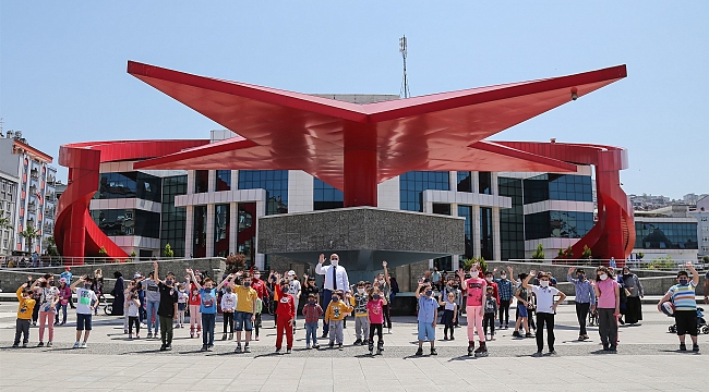 Canik çocuklarla şenlendi