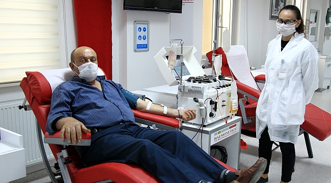 Koronayı yenen çiftçi plazma bağışladı
