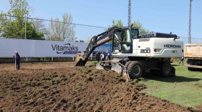 Samsunspor'un antrenman sahası yenileniyor