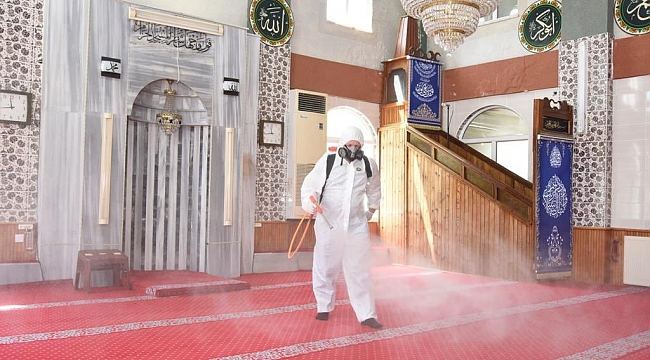 Tekkeköy’ün camileri ibadete hazır