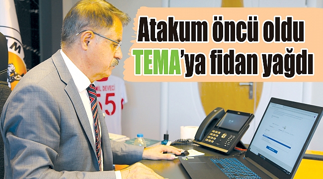 Atakum öncü oldu TEMA’ya fidan yağdı