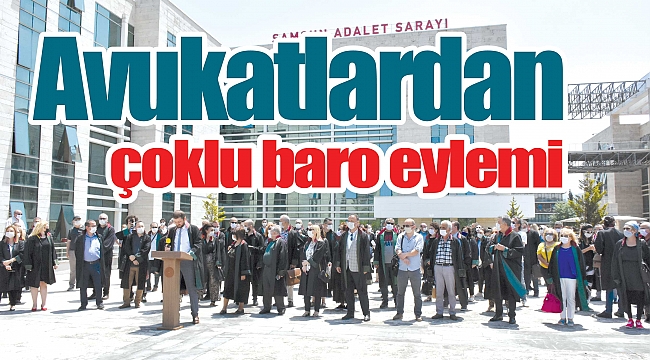 Avukatlardan çoklu baro eylemi