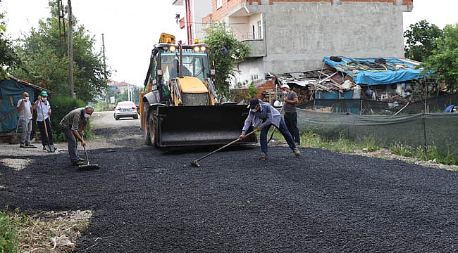 Bafra’da asfalt atağı