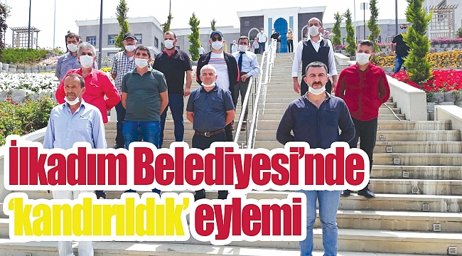 İlkadım Belediyesi’nde ‘kandırıldık’ eylemi