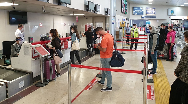 Samsun’a ilk uçuş