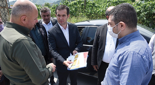 Tekkeköy'de elektrik hatları yer altına iniyor