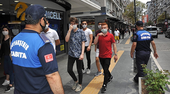 Zabıta maske denetiminde